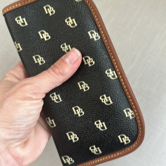 Vintage Dooney & Bourke D&B Classic Logo Eyeglass Case Leather - Picture 3 of 4